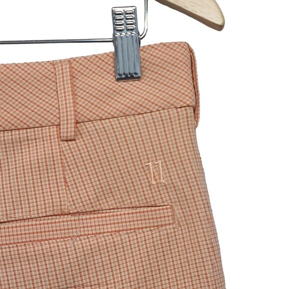 Walter Hagen Golf Shorts Mens 30 Light Apricot Seersucker Perfect 11 Collection - Picture 7 of 9